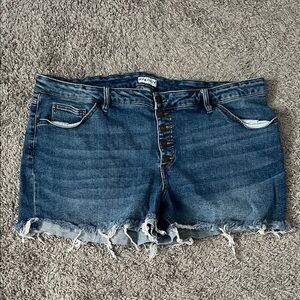 Ava & Viv Dark Blue Jean Shorts‎